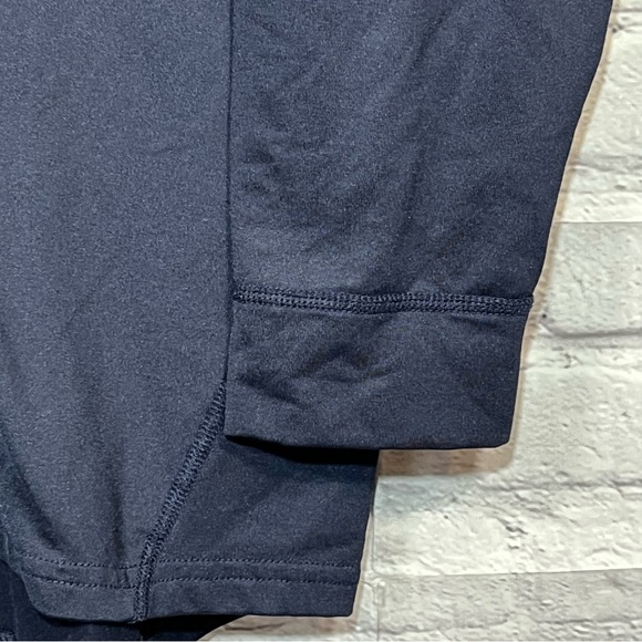 Russell Dri-Power 360 Mock Neck Long Sleeve Shirt Mens Size Large Blue Stretch - Picture 7 of 9